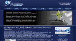 Desktop Screenshot of abatement-specialties.com